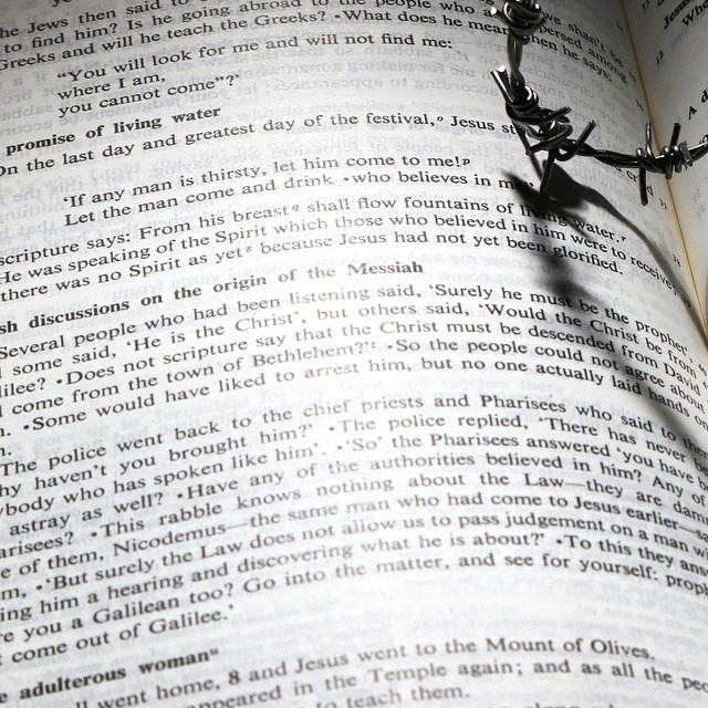 open bible pages